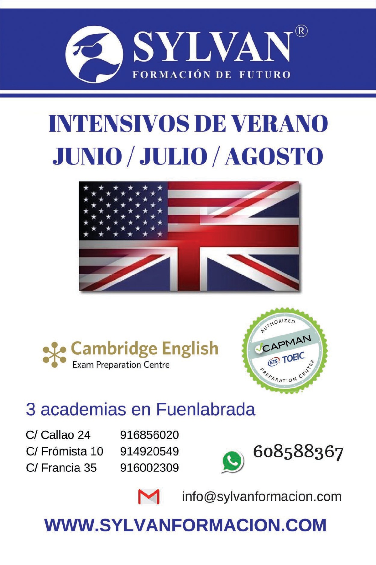 Intensivos de inglés Fuenlabrada 001
