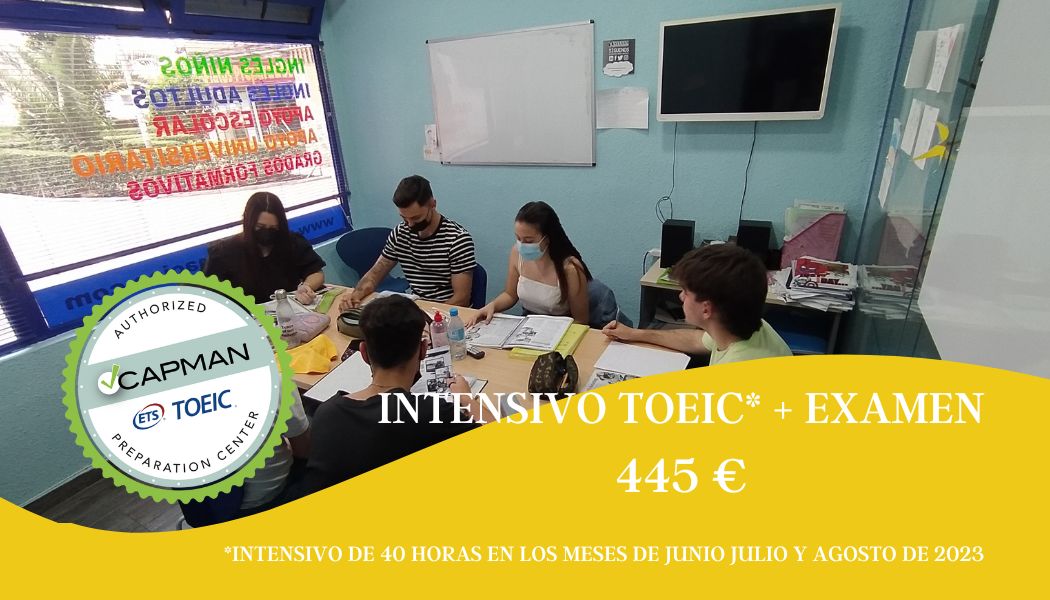 Intensivo 40 horas TOEIC + tasas
